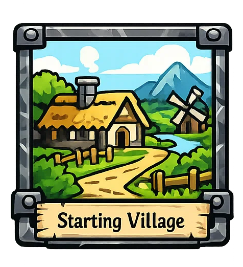Starting Village location artwork